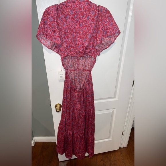 NWT XIRENA Gabrielle Dress in Pink Flora 💗 Large - Picture 10 of 14